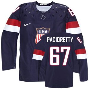 Olympic Hockey Max Pacioretty Authentic Herren Navy Blau – Team USA #67 Auswärts 2014